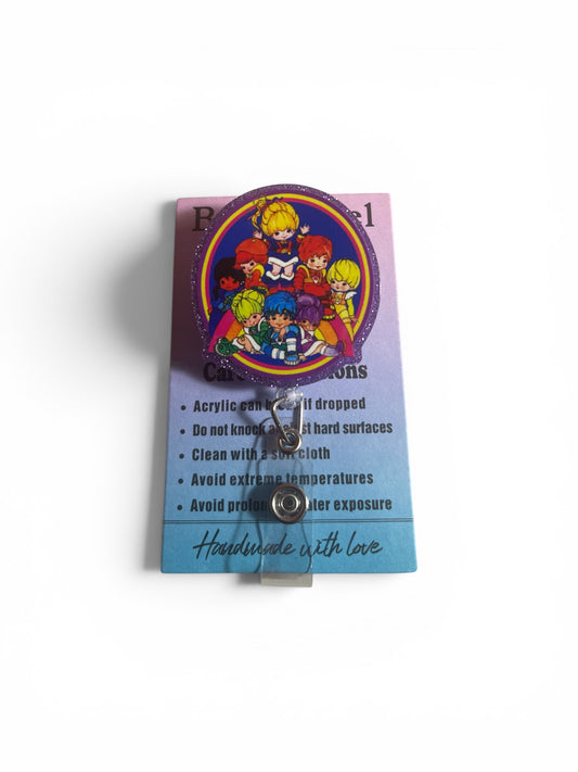 Rainbow Brite Badge Reel