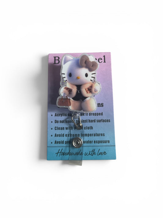 Hello Kitty Luxury Badge Reel