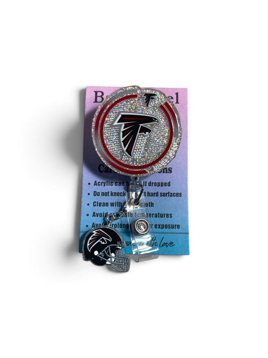 Atlanta Glittery Falcons Badge Reel (