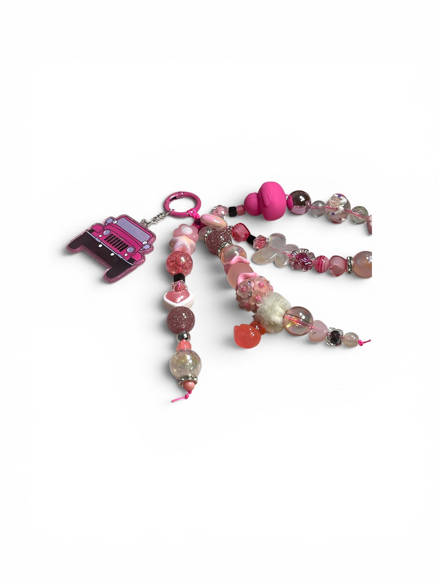 Jeep Pink Bag Charm