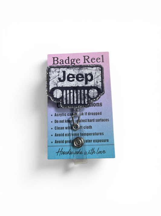 Jeep Front Grill Badge Reel