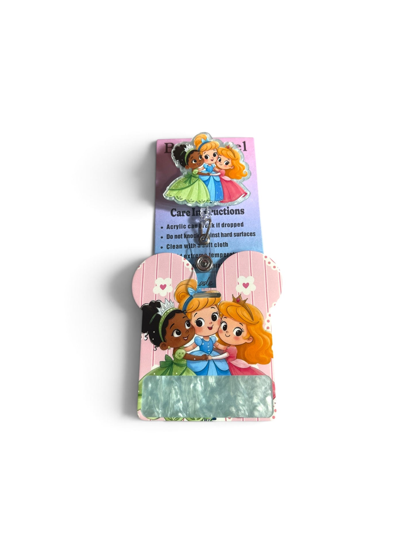 Princess Badge Reel with Badge Buddy