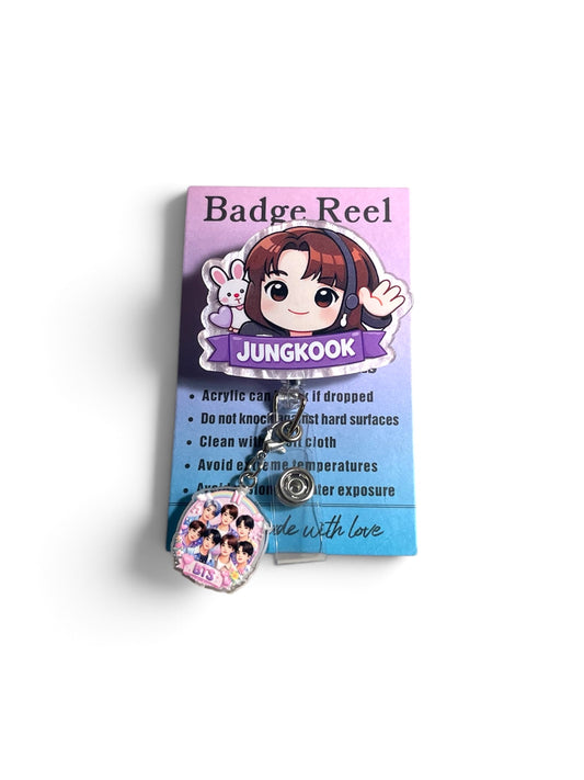 JungKook BTS Badge Reel