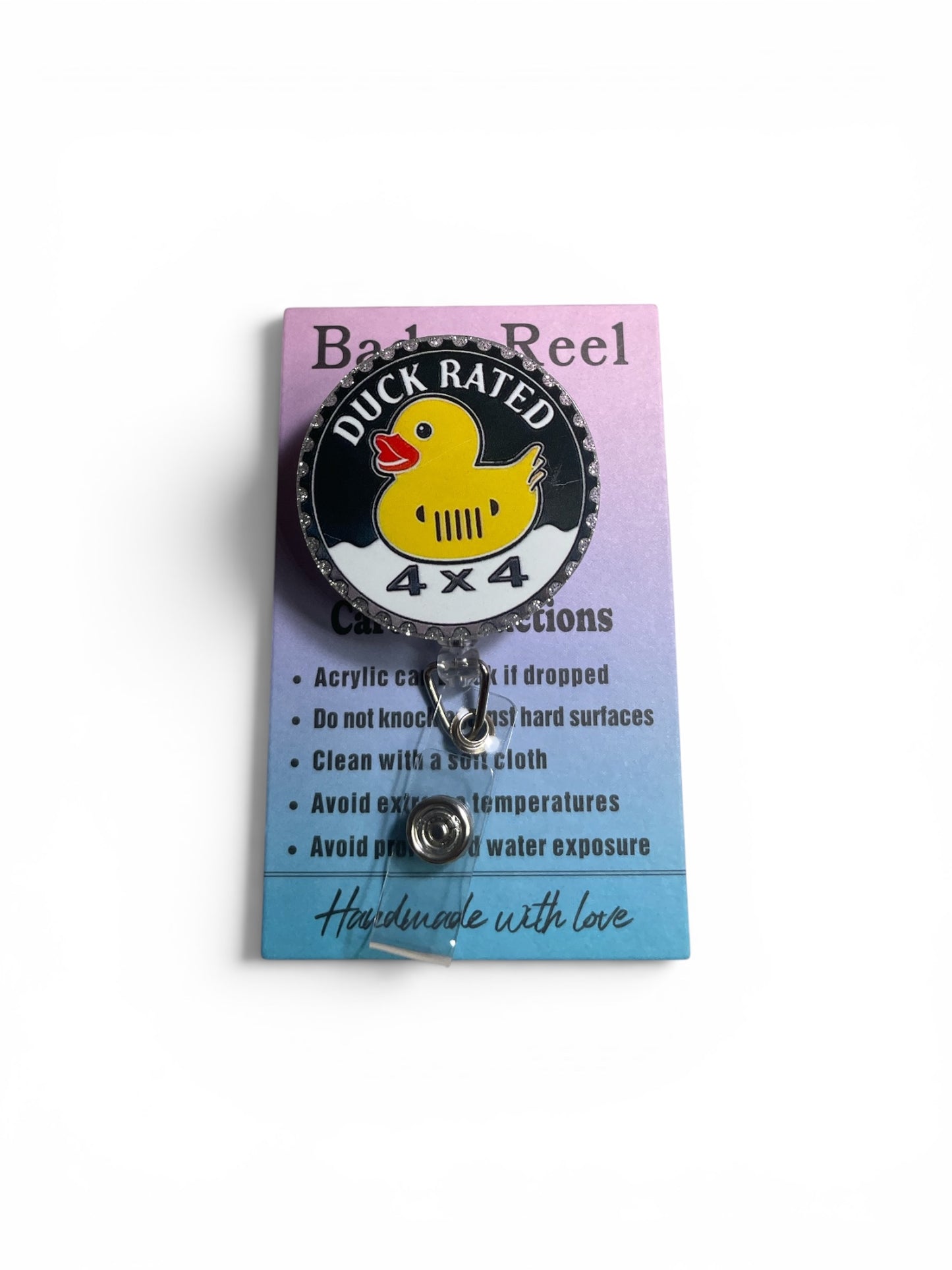 Duck Rated 4x4 Jeep Badge Reel