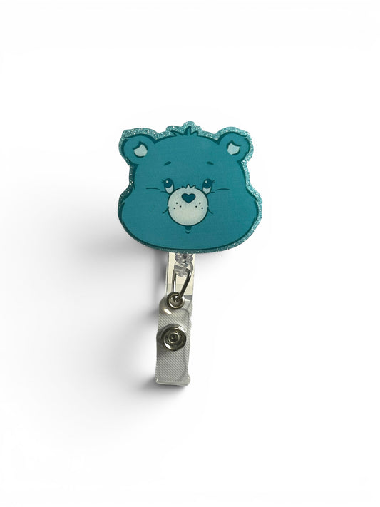 Care Bear Teal Badge Reel