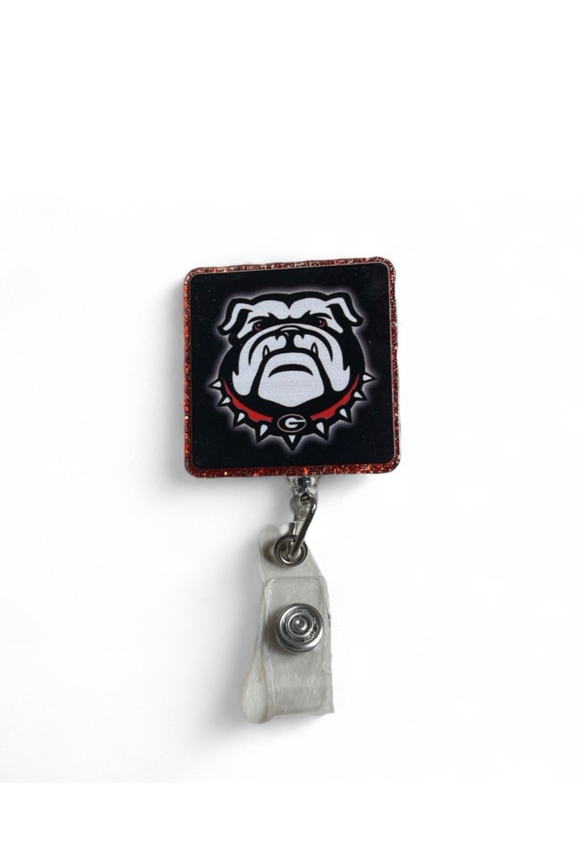 Georgia Bulldog Badge Reel