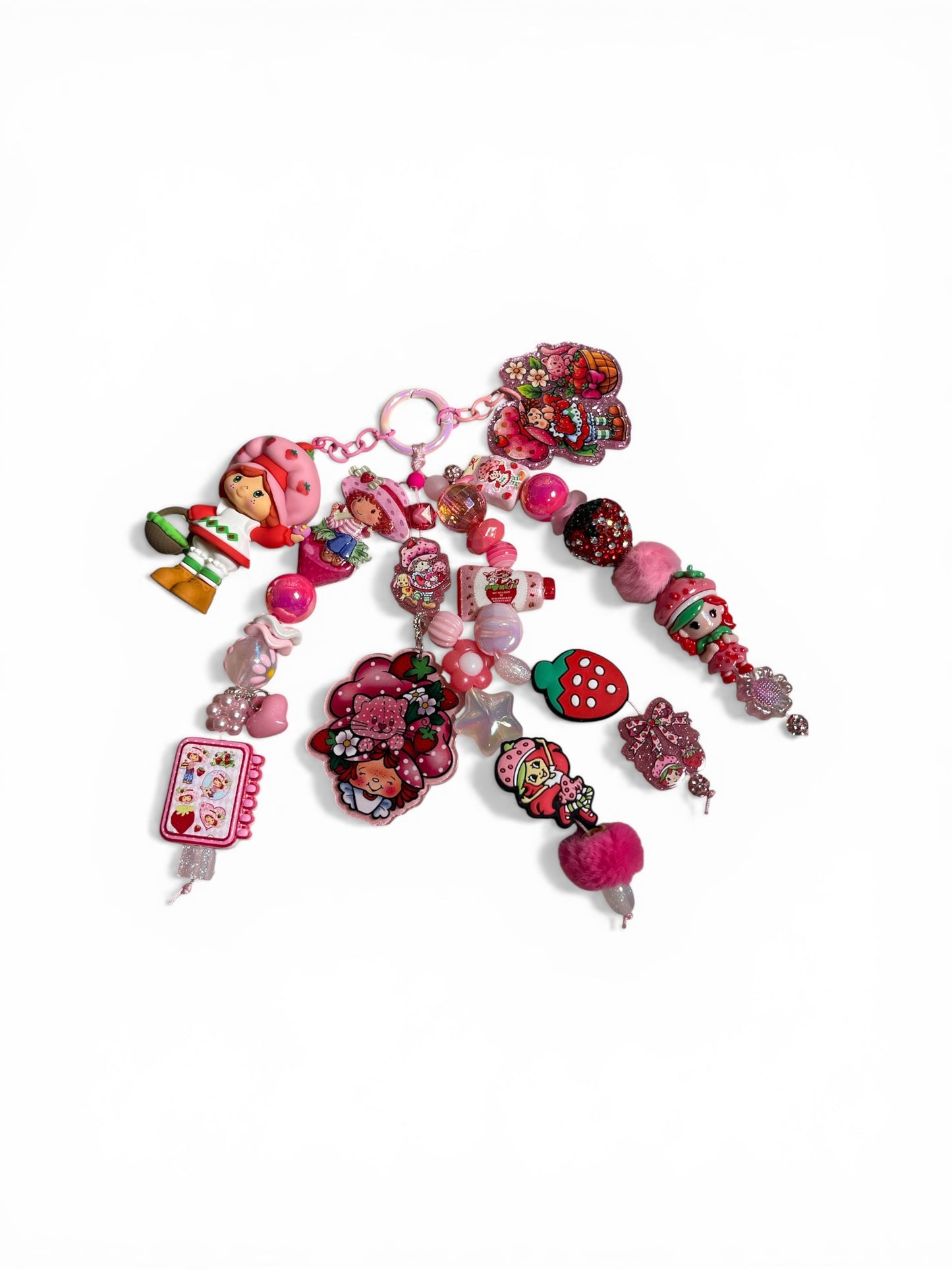 Strawberry Shortcake with Basket Bag Charm