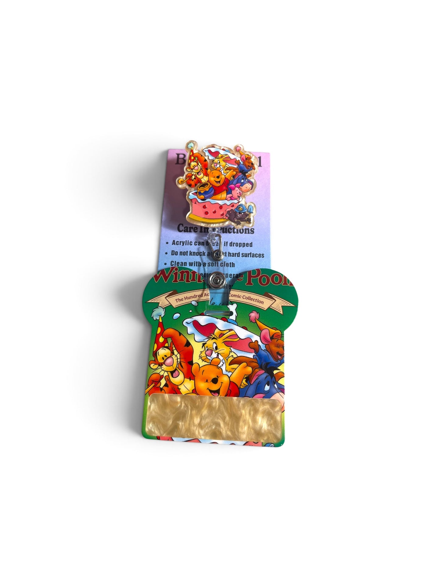 Winnie the Pooh Badge Reel with Badge Buddy