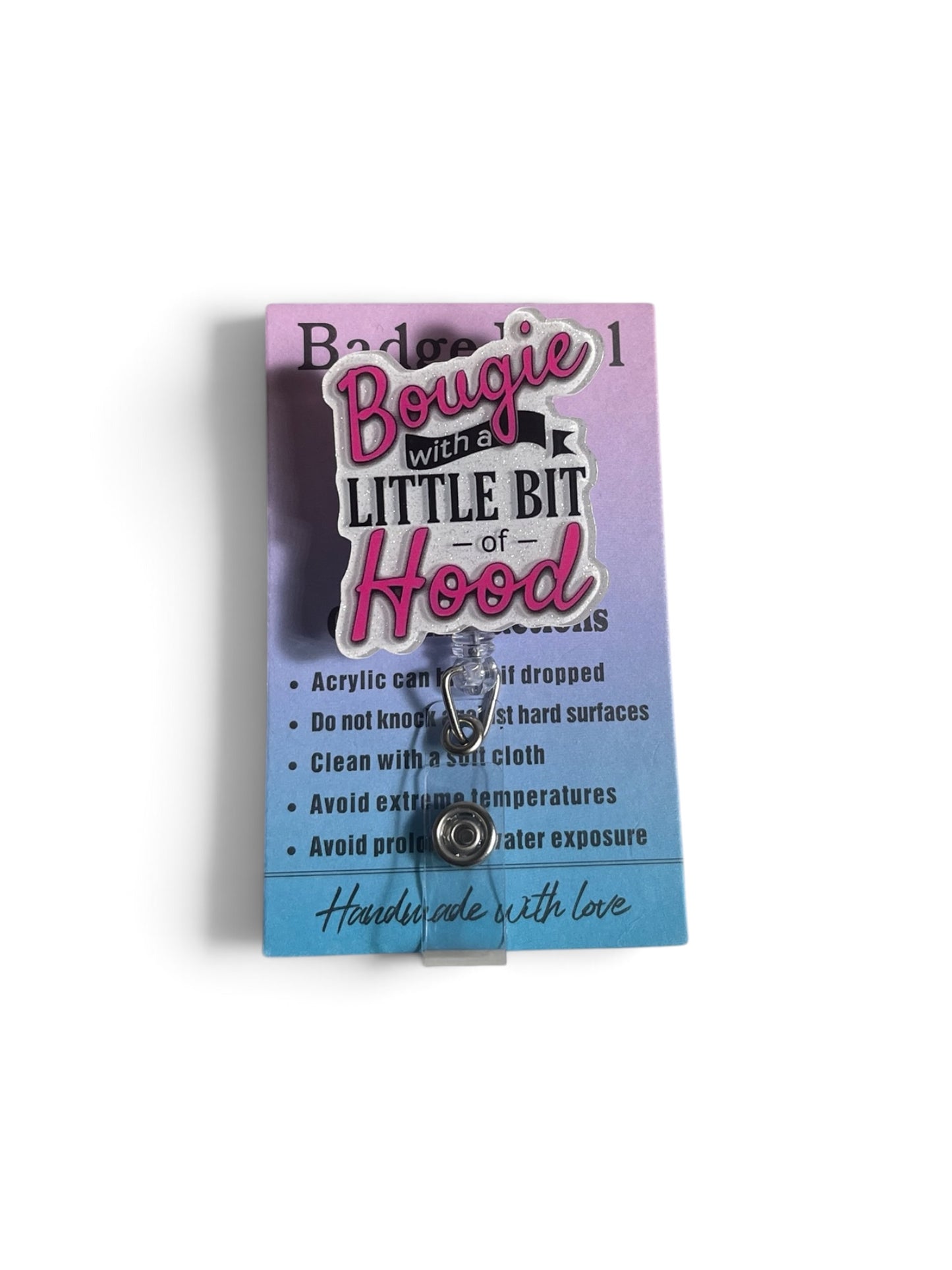 Bougie with a Little Hood Badge Reel