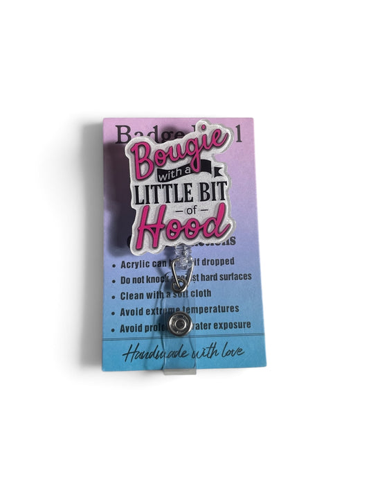 Bougie with a Little Hood Badge Reel
