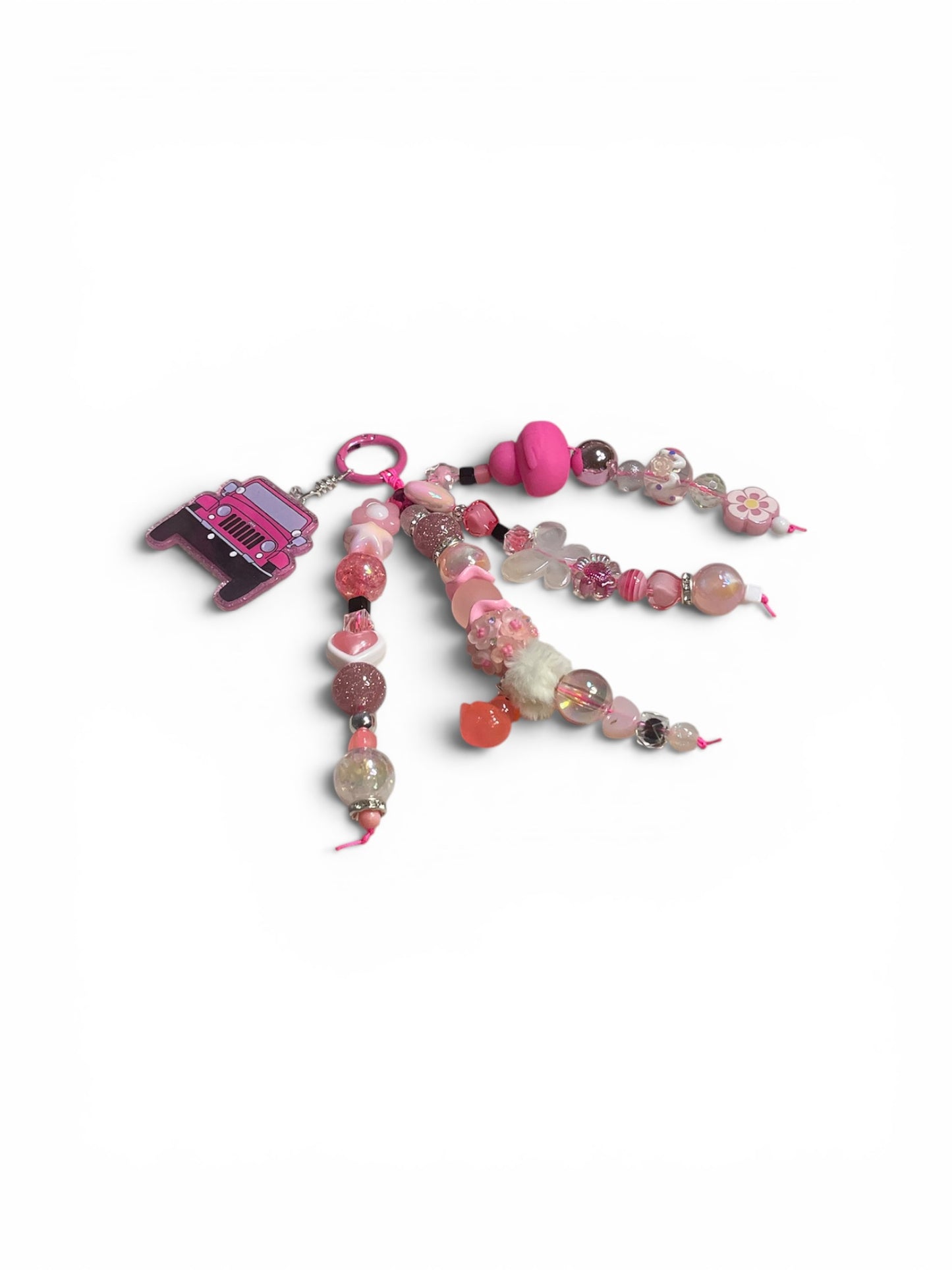 Jeep Pink Bag Charm