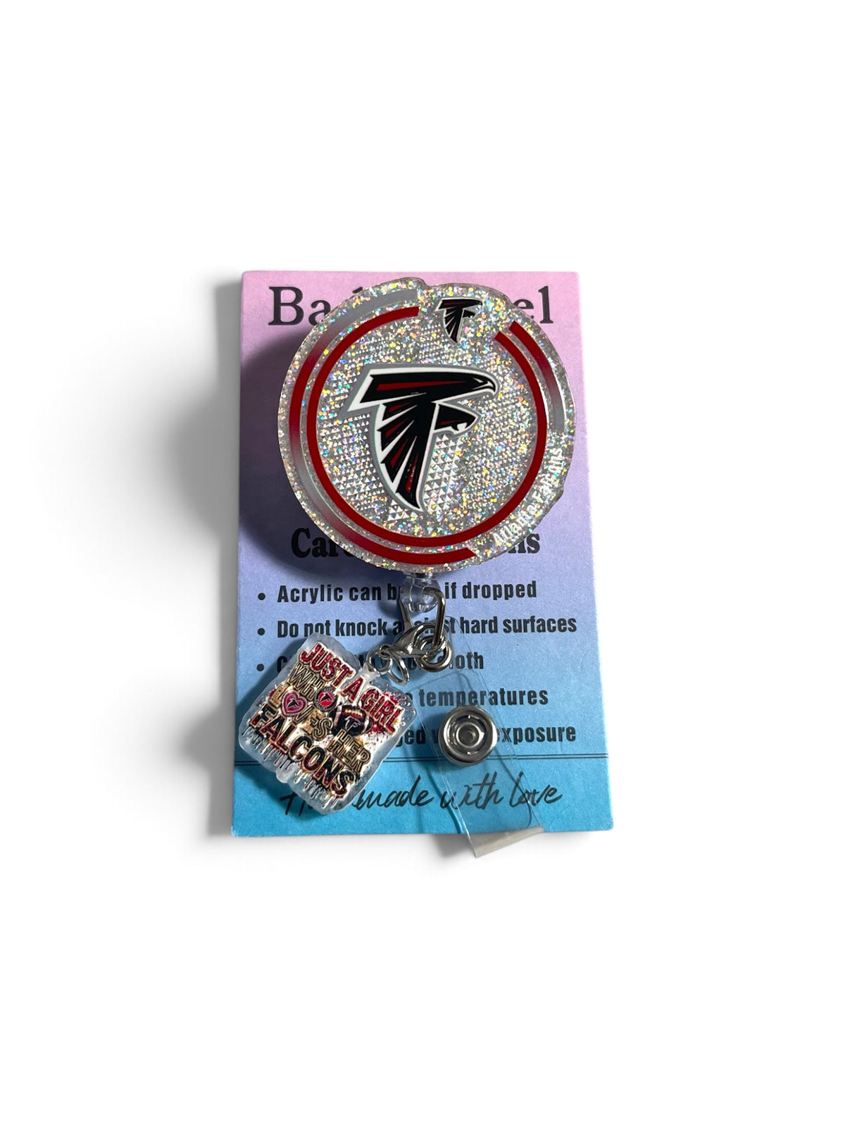 Atlanta Glittery Falcons Badge Reel (