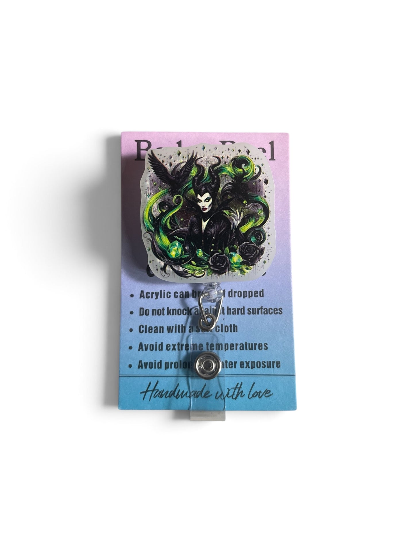 Maleficent Glow in the Dark Badge Reel