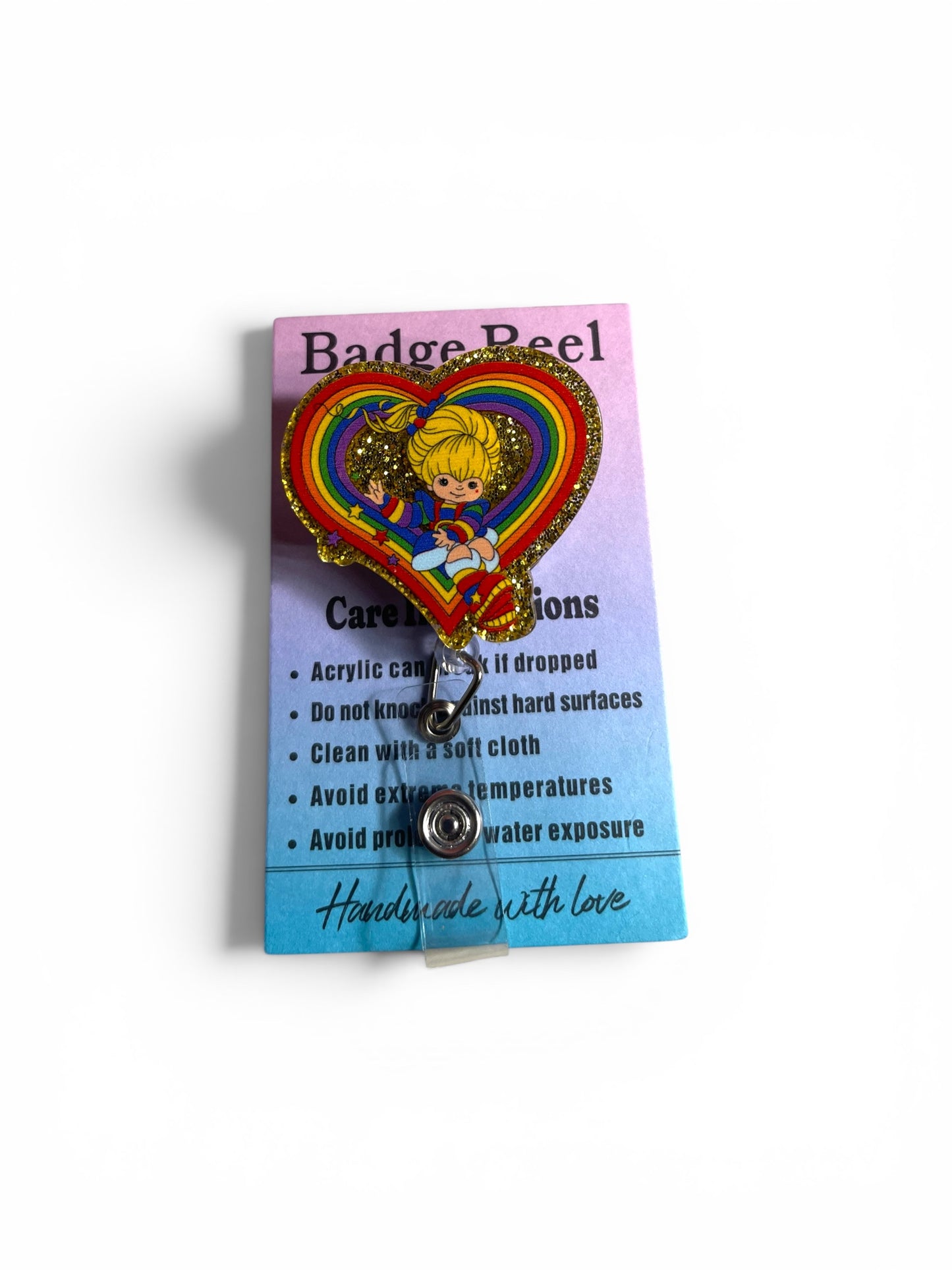 Rainbow Brite Badge Reel