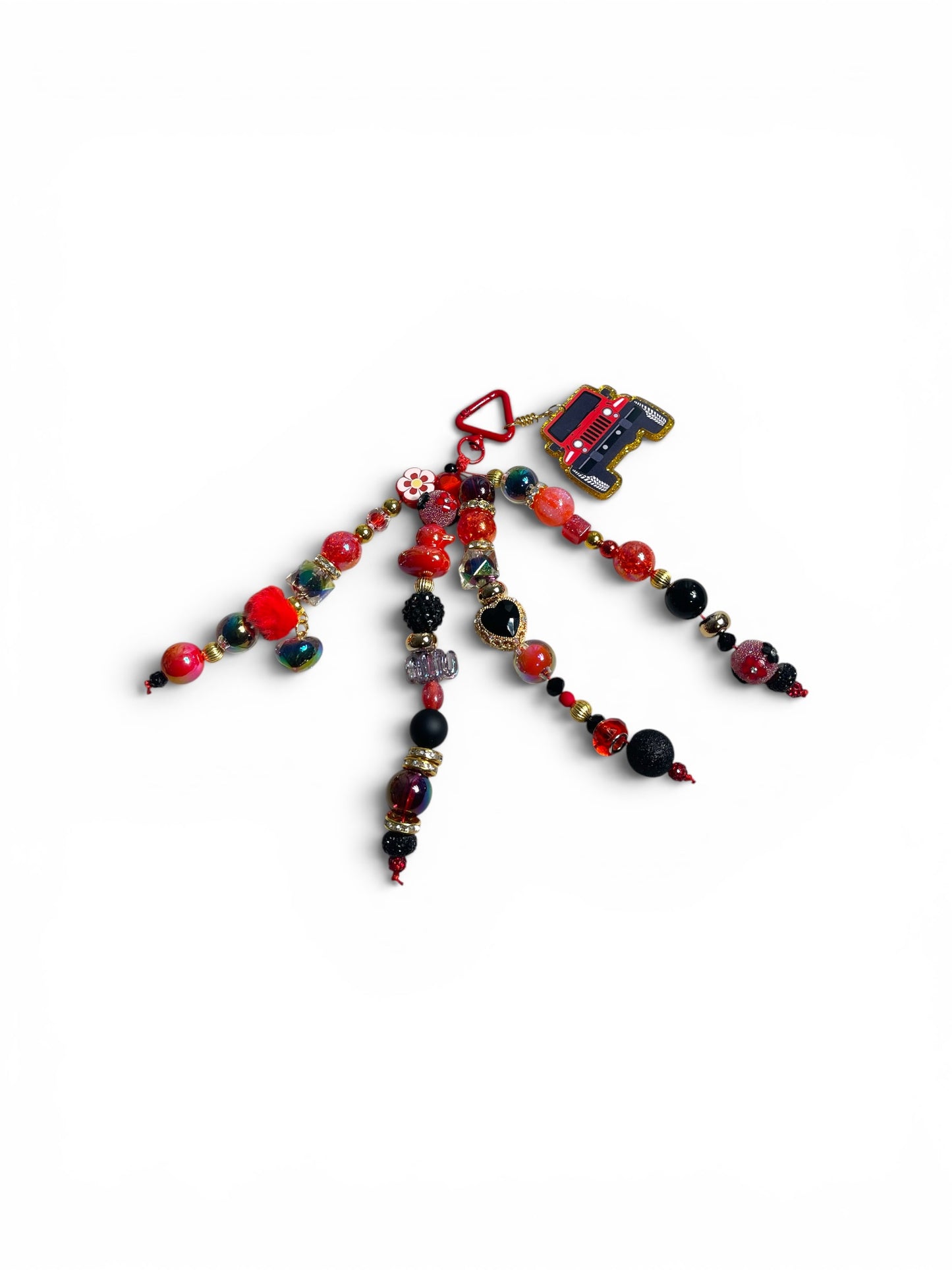 Red Jeep Bag Charm