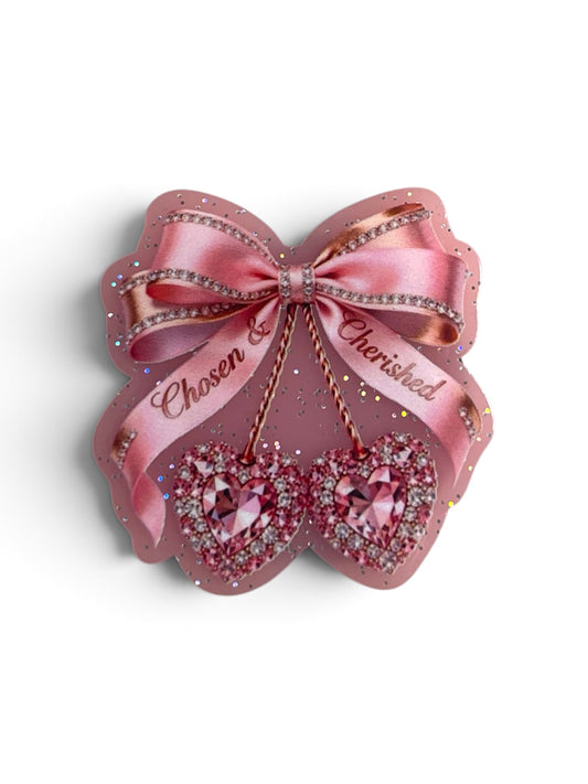 Pink Cherry Phone Grip