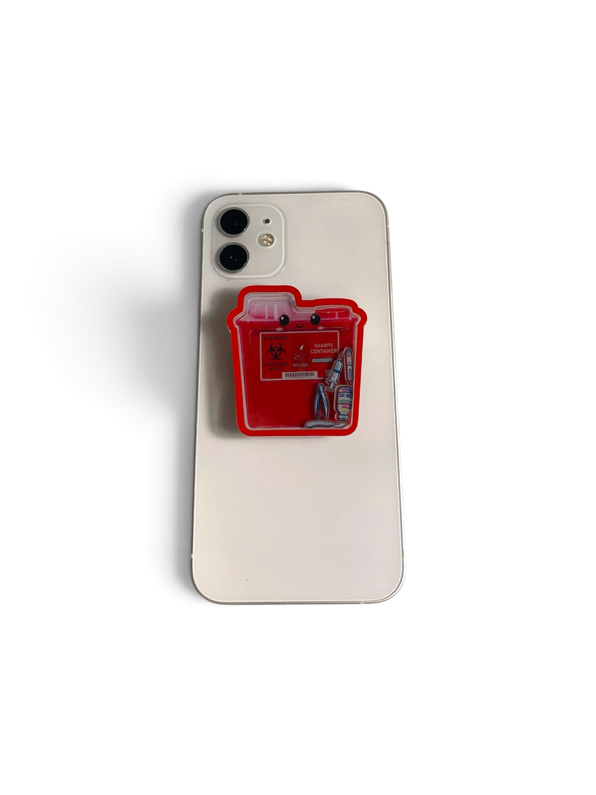 Sharps Container Shaker Phone Grip
