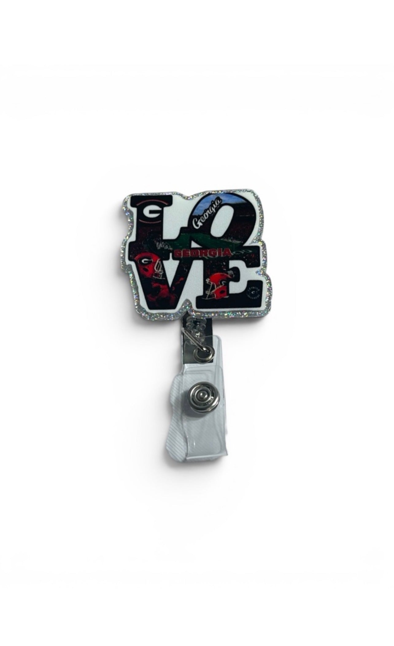 Georgia Bulldog Badge Reel