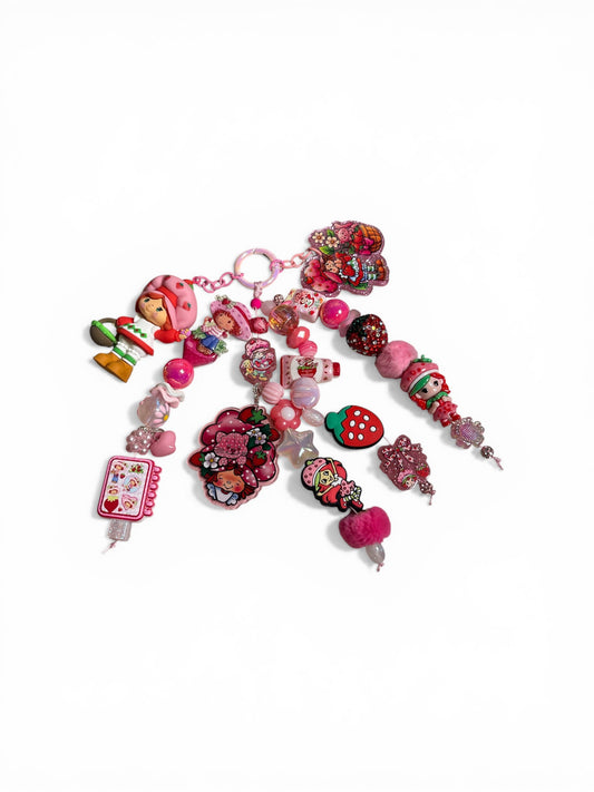 Strawberry Shortcake with Basket Bag Charm