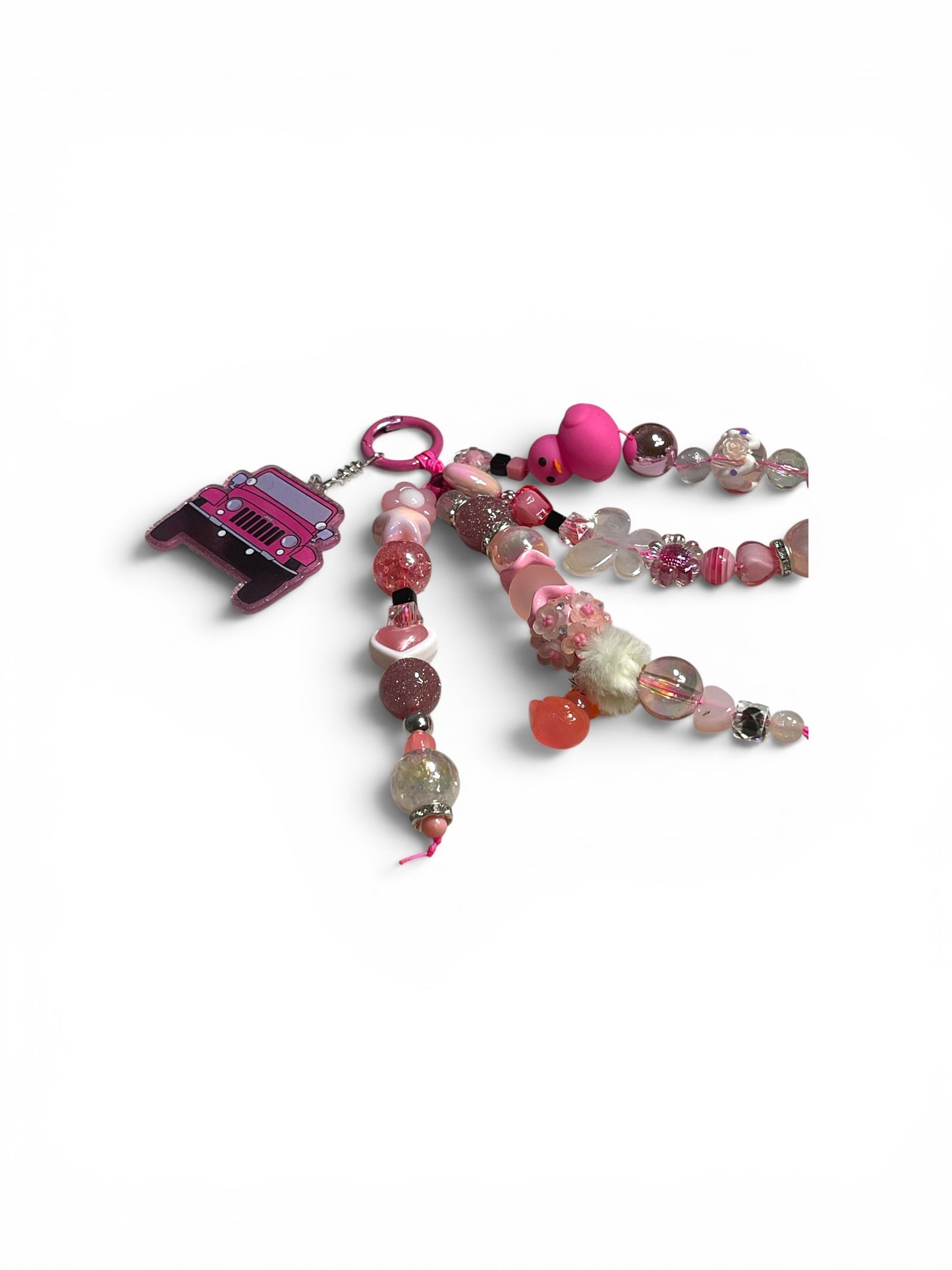 Jeep Pink Bag Charm