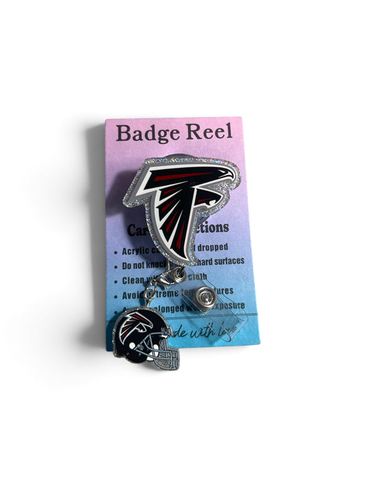 Atlanta Falcons Bird Badge Reel
