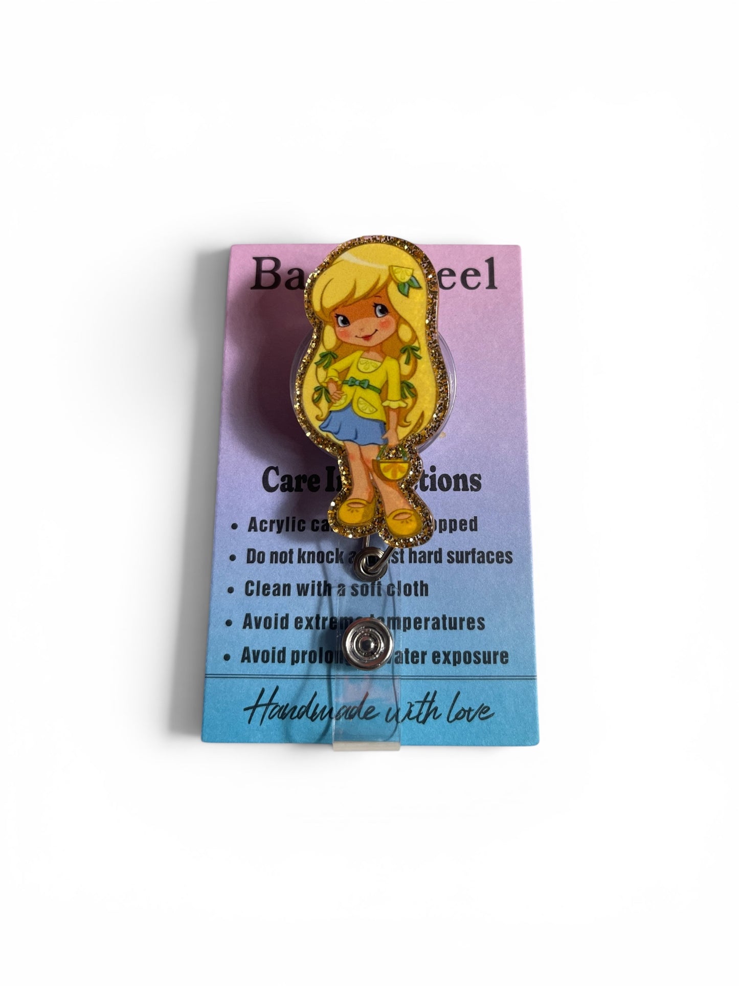 Strawberry Shortcake Lemon Badge Reel