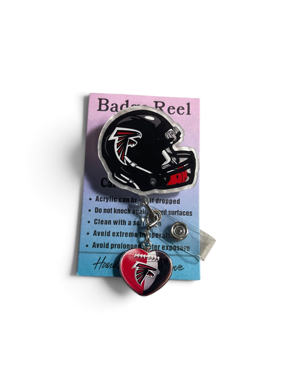 Atlanta Falcons Helmet Badge Reel