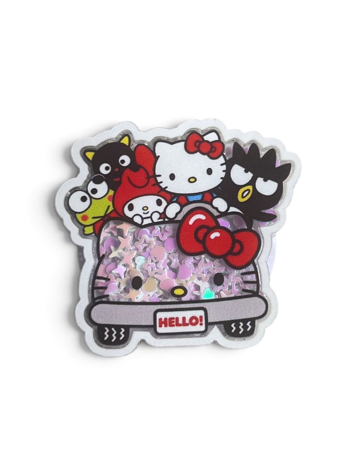 Hello Kitty Car Shaker Phone Grip