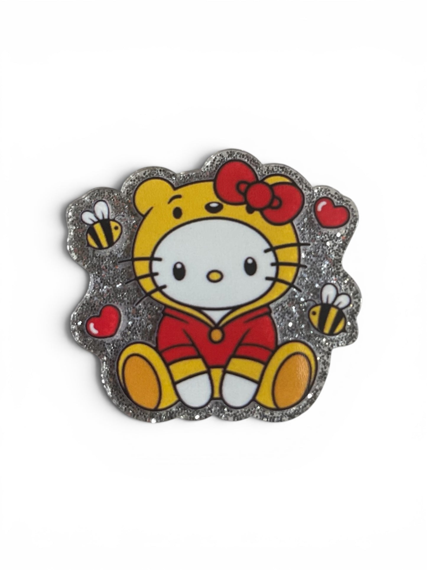 Hello Kitty in Winnie the Pooh  Costume Phone Grip