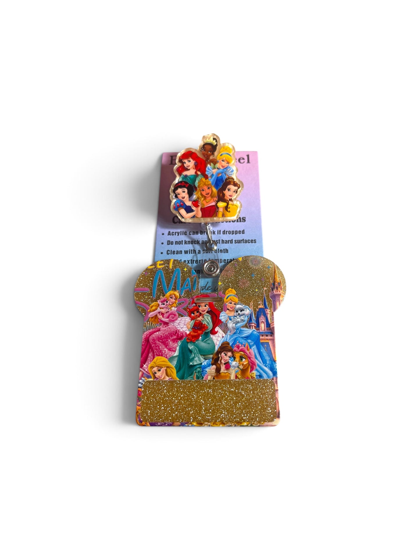 Princess Badge Reel with Badge Buddy