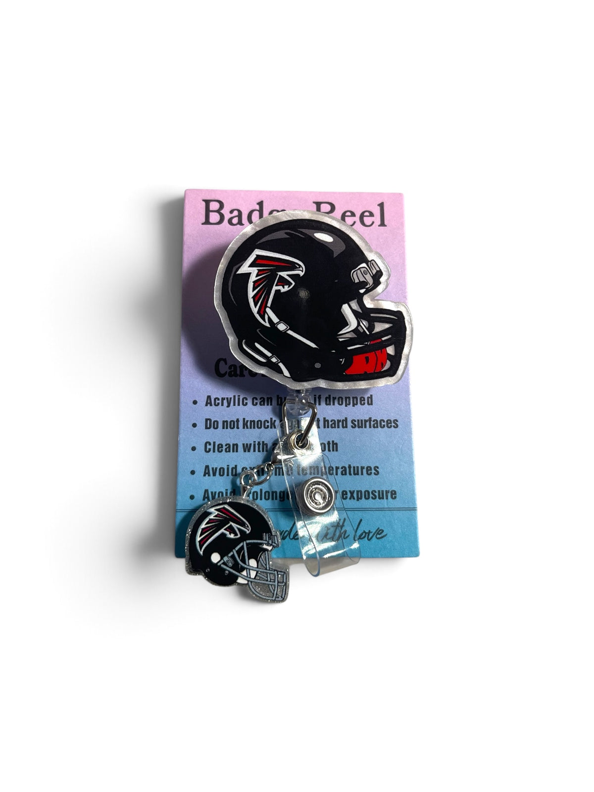 Atlanta Falcons Helmet Badge Reel