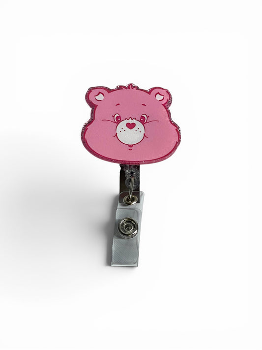 Care Bear Pink Badge Reel