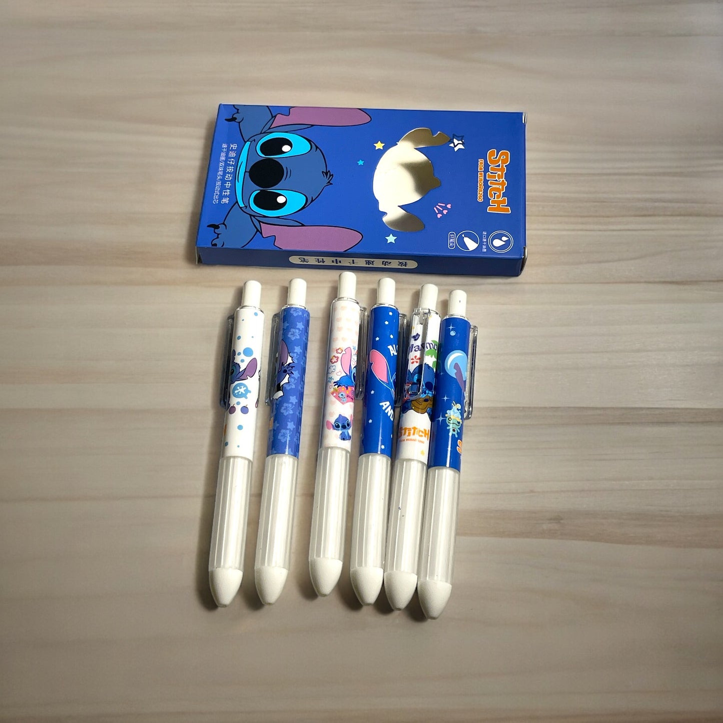 A Set of Blue Alien Pens in Box