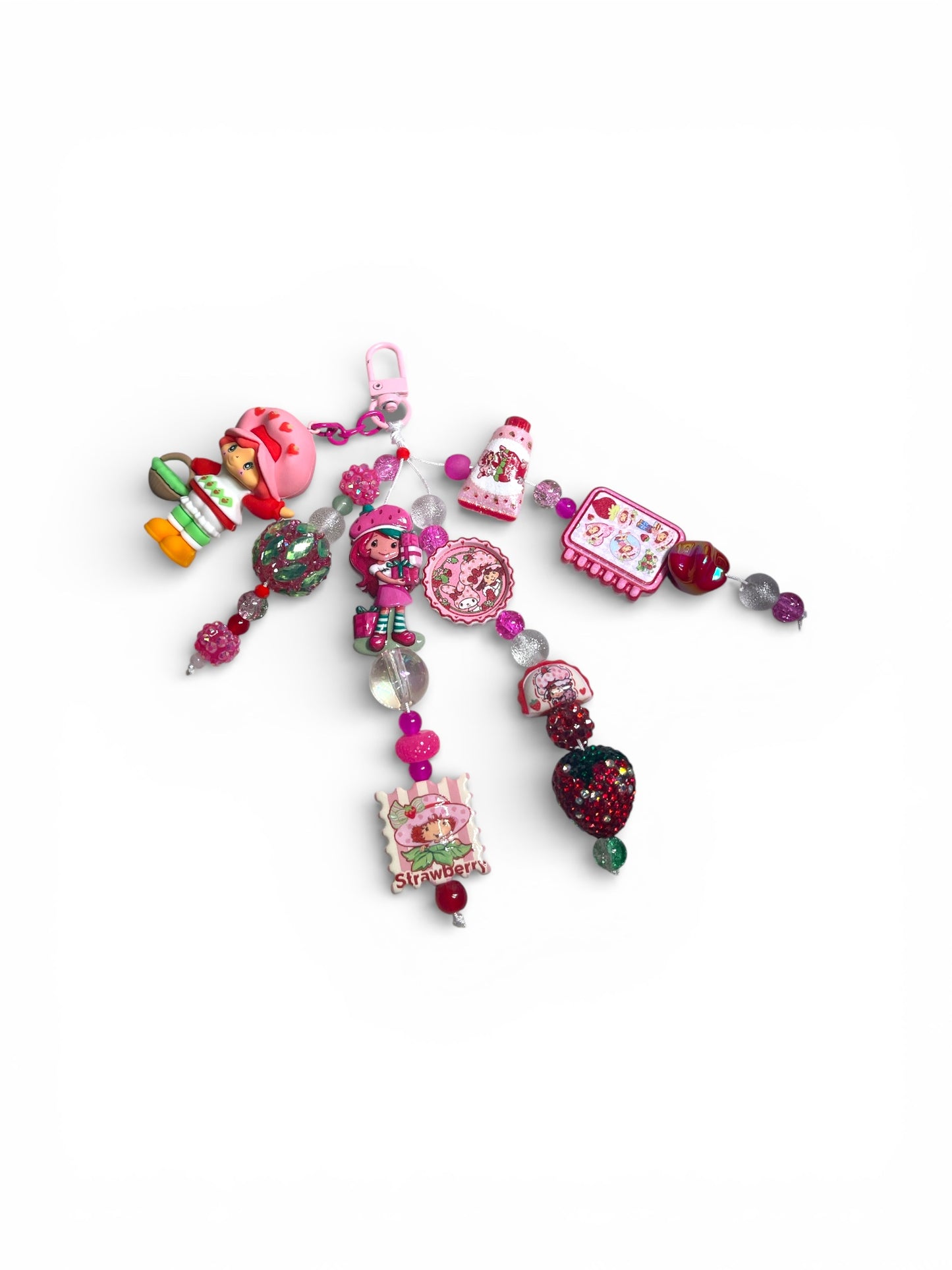 Strawberry Shortcake Bag Charm