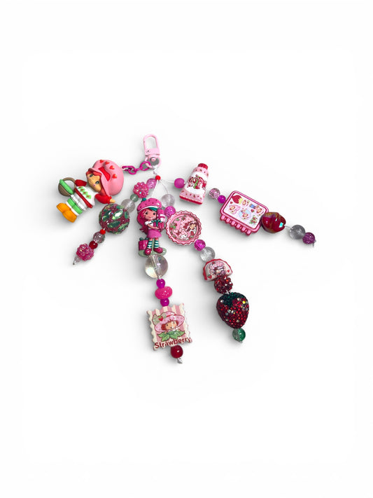 Strawberry Shortcake Bag Charm