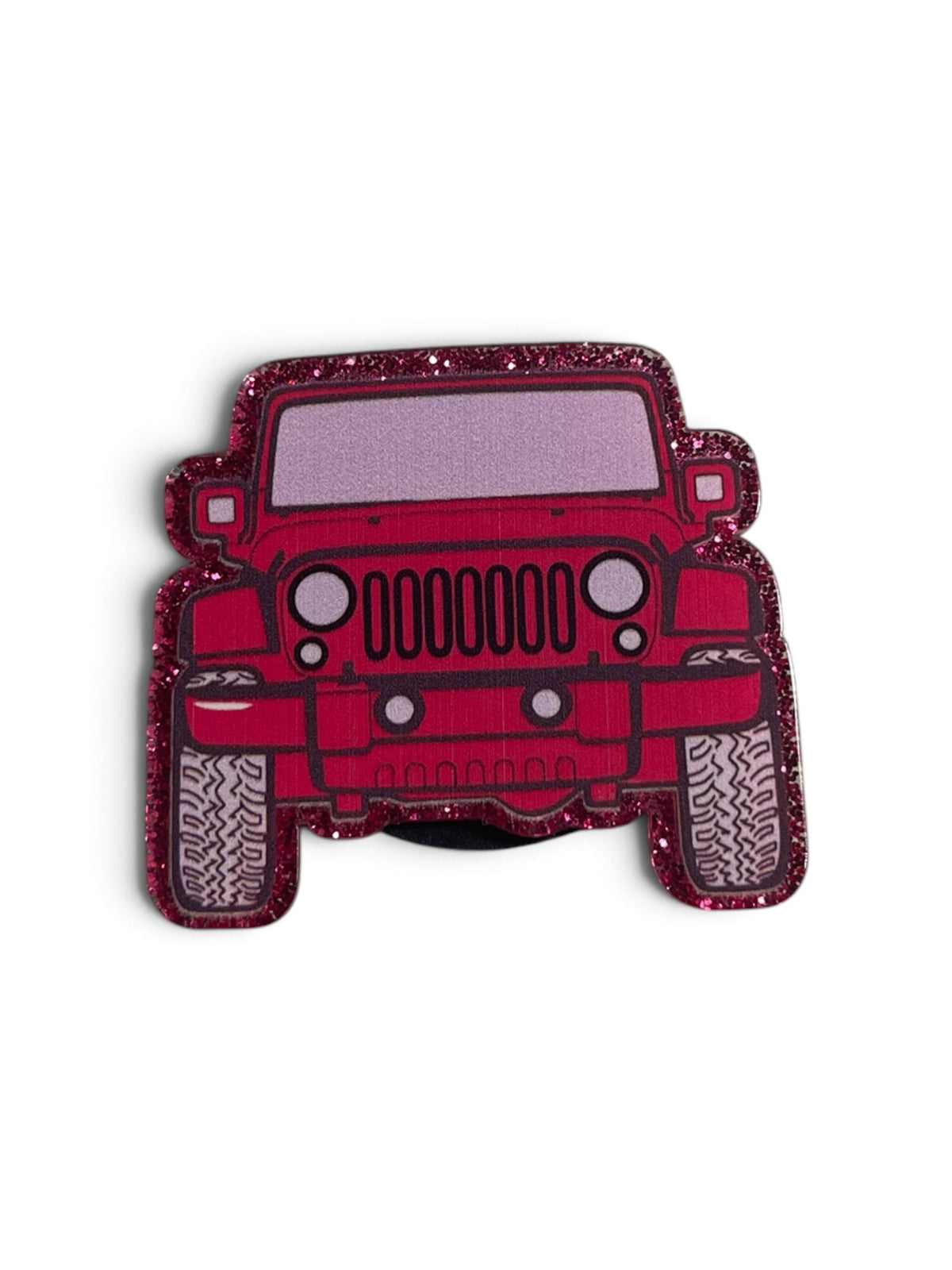 Vibrant Pink Jeep Phone Grip