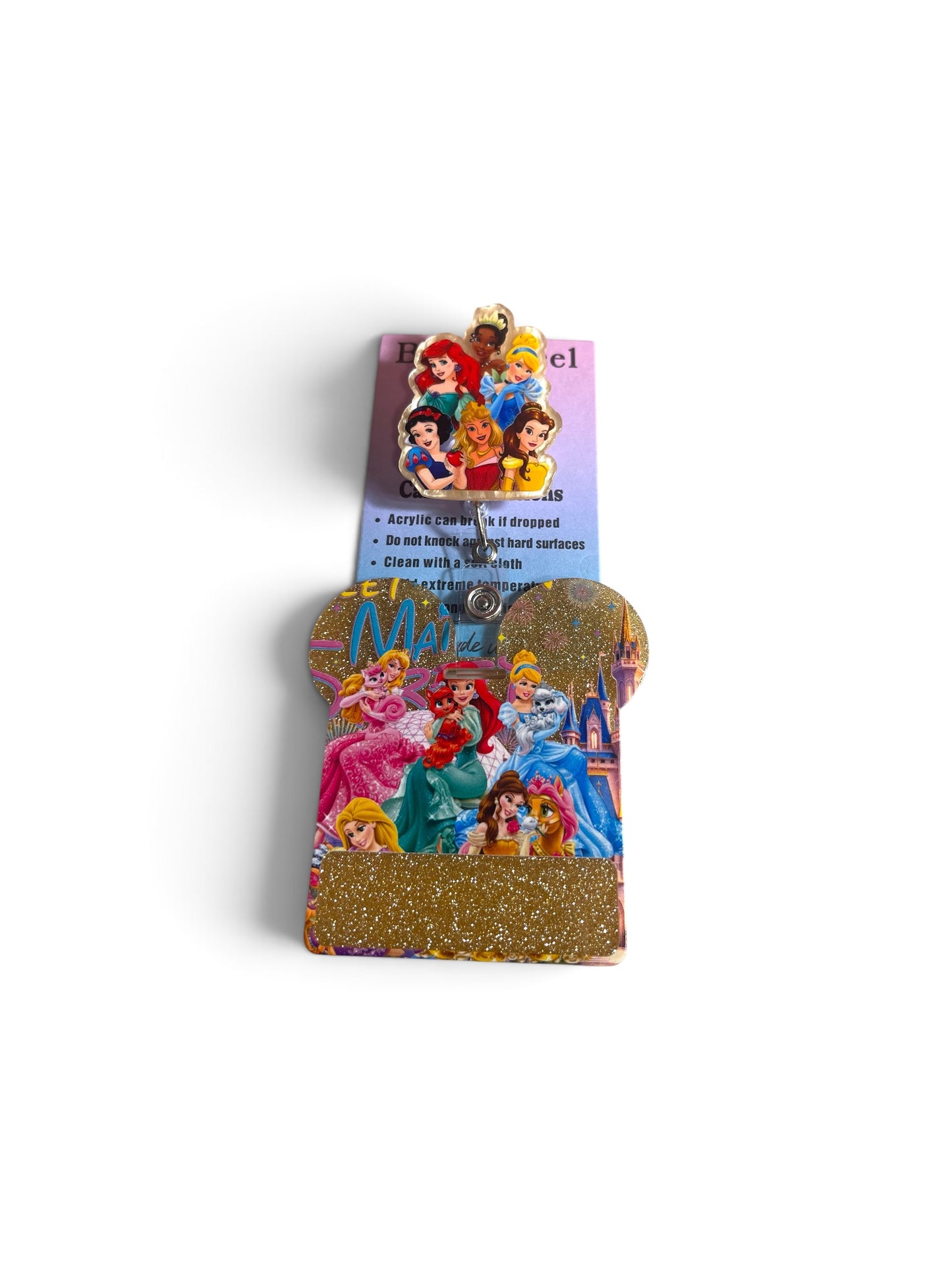 Princess Badge Reel with Badge Buddy