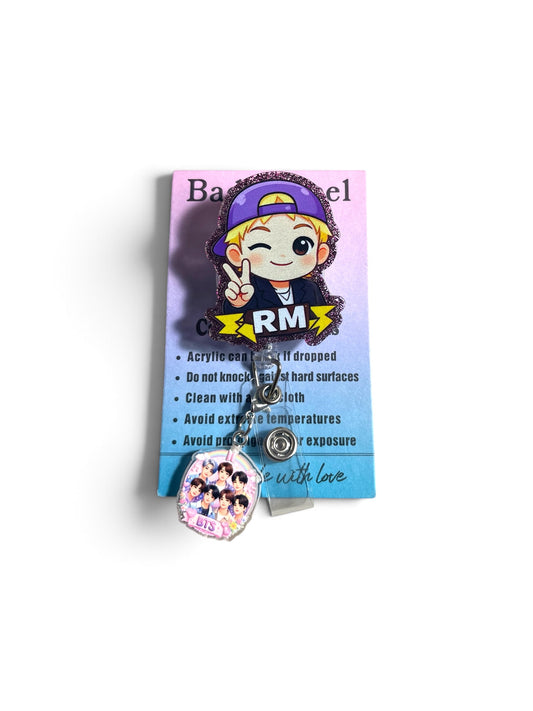 RM BTS Badge Reel