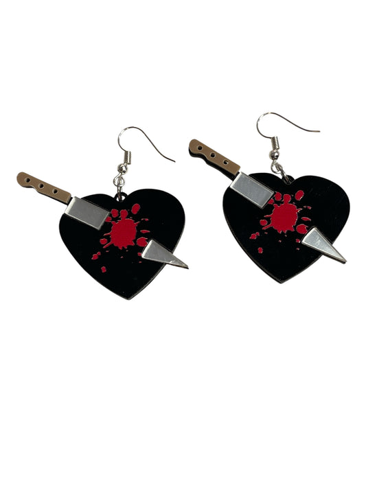 Halloween Earrings Hearts
