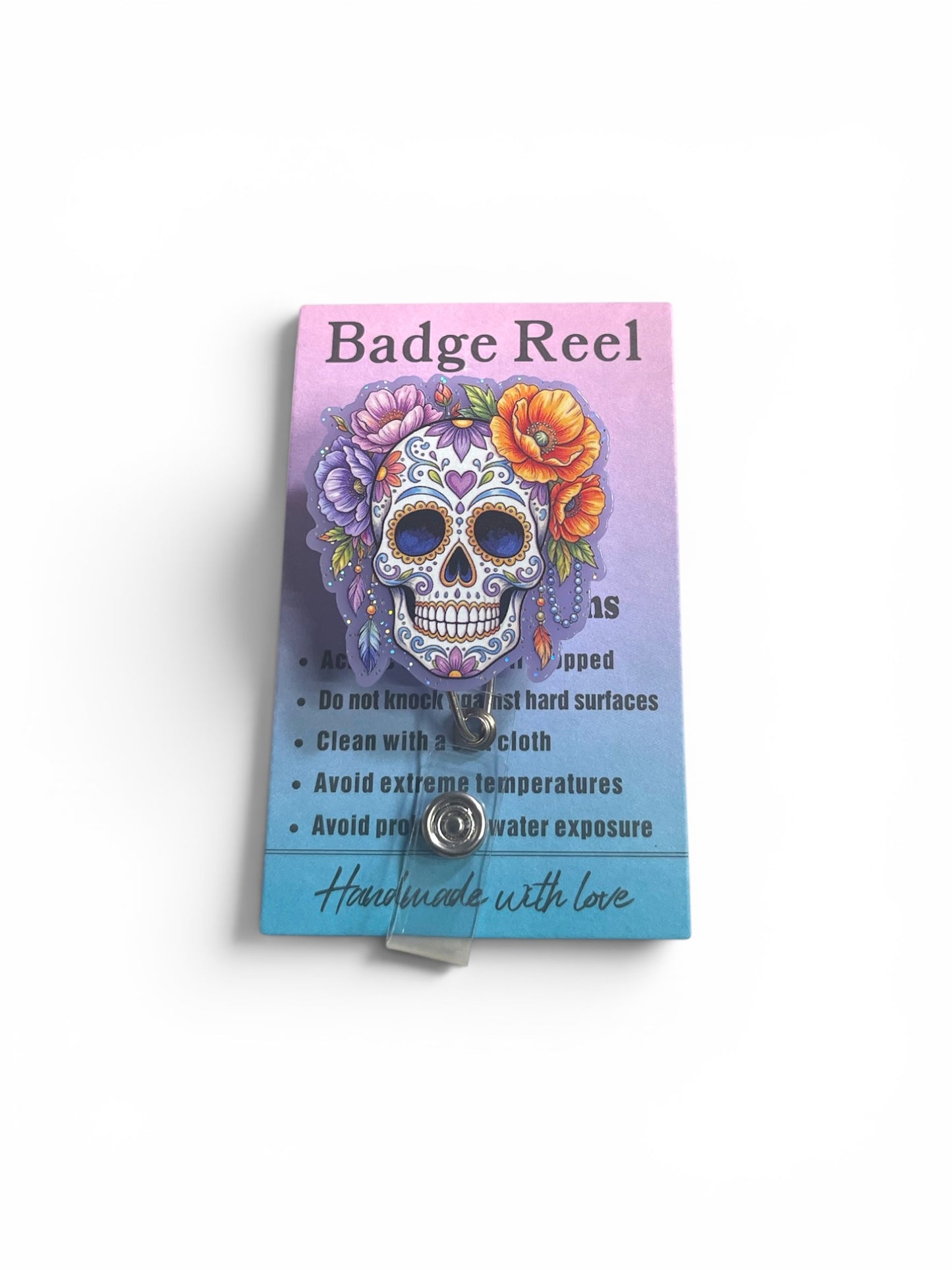 Sugar Skull Badge Reel