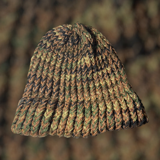 Camouflage Handmade Knitted Hat