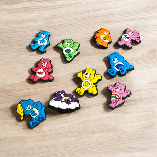 Care Bears Charms for Shoes, Bags and Bracelets