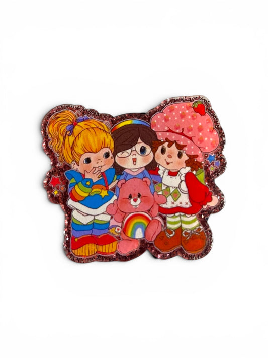 Strawberry, Rainbow Brite and CareBear Phone Grip