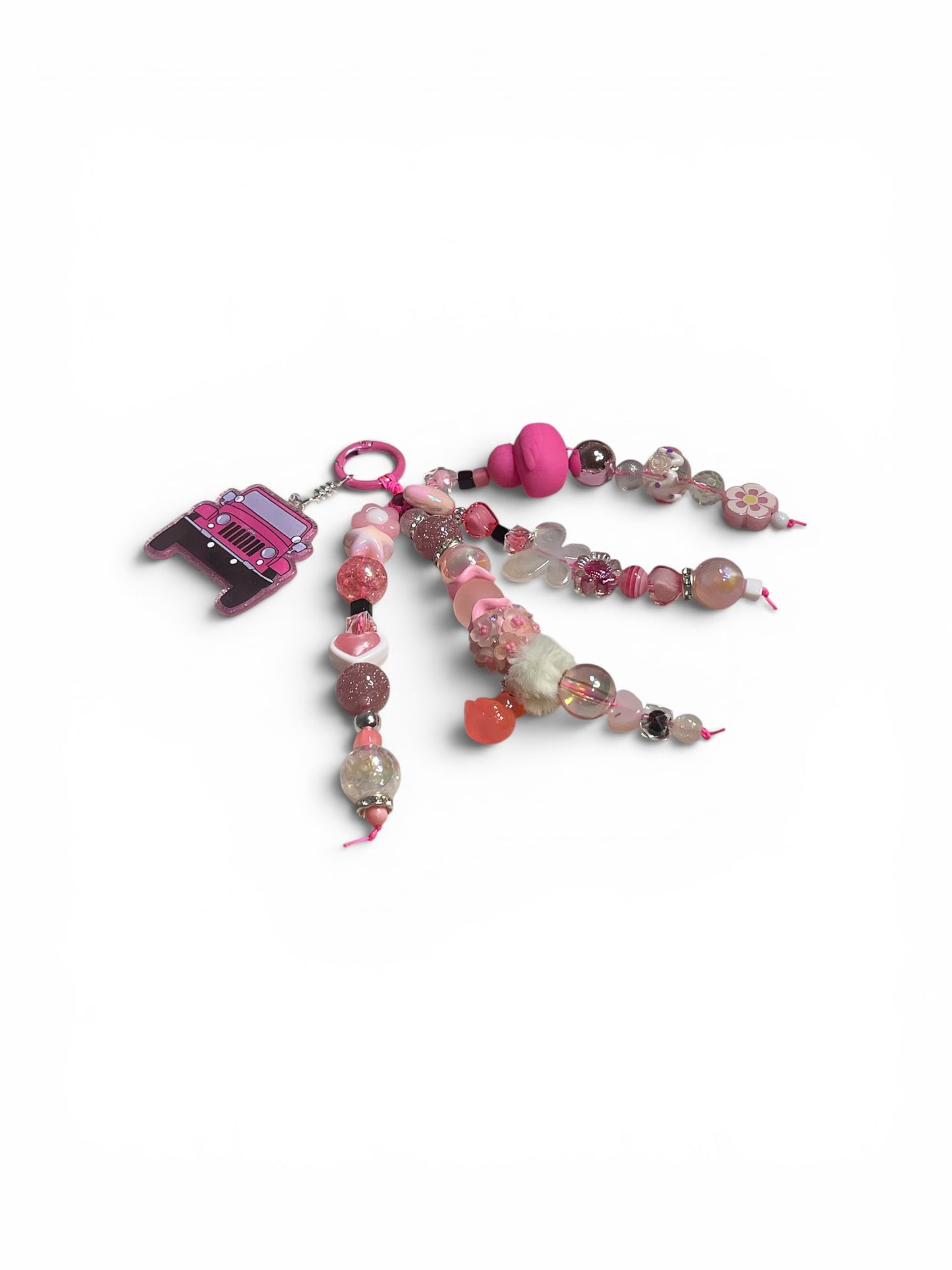 Jeep Pink Bag Charm