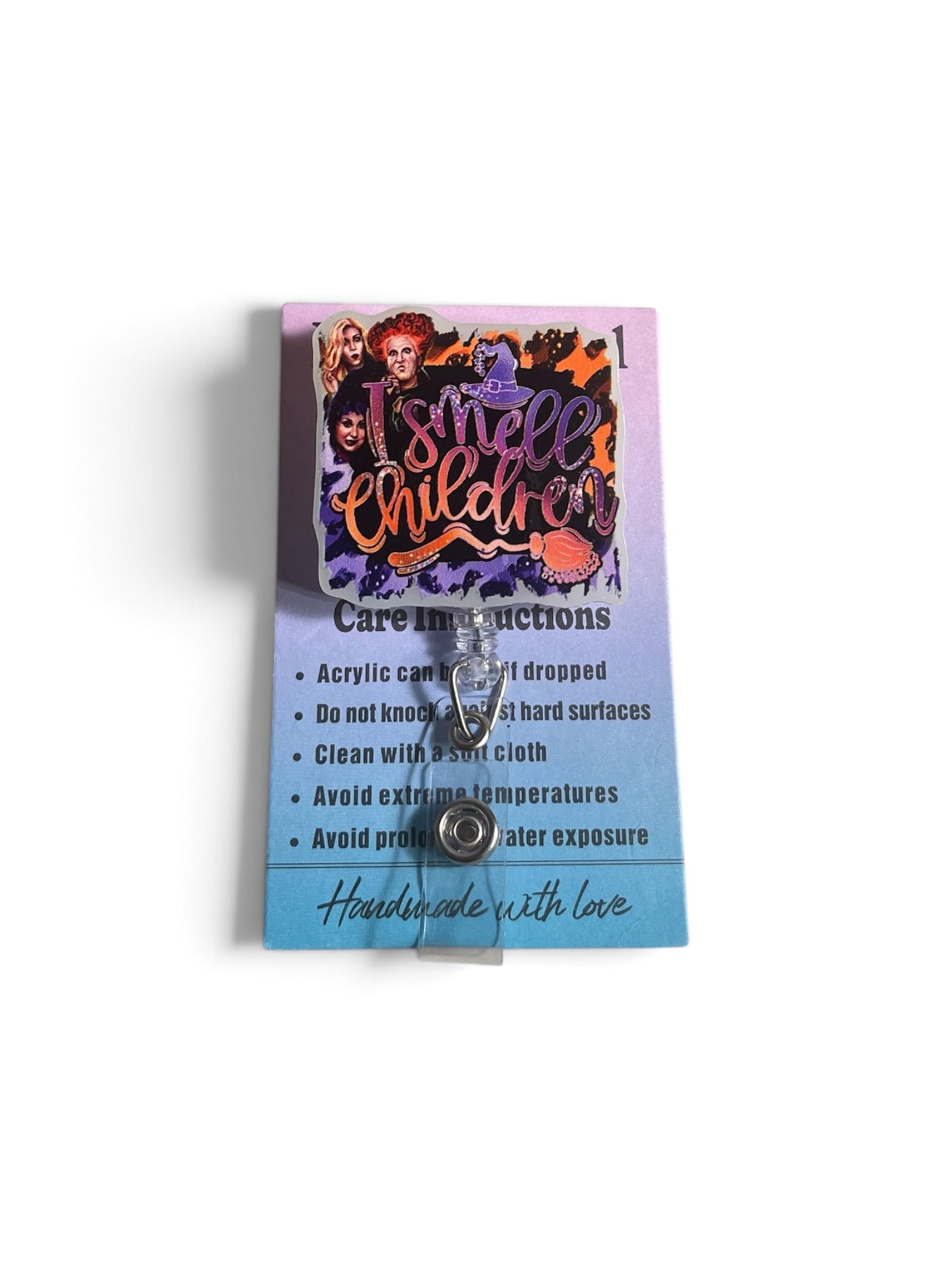 Hocus Pocus Glow in the Dark Badge Reel
