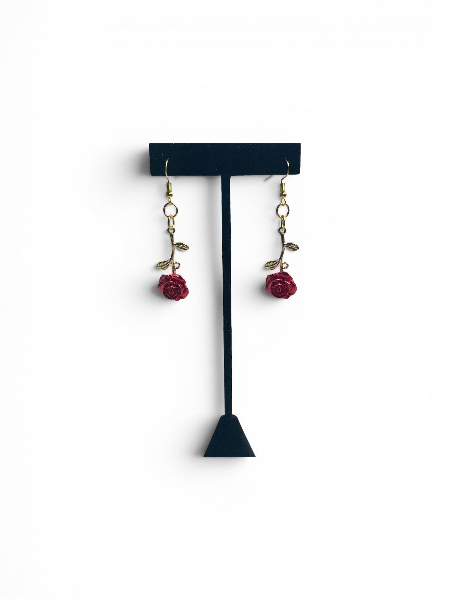 Drop Rose Earrings
