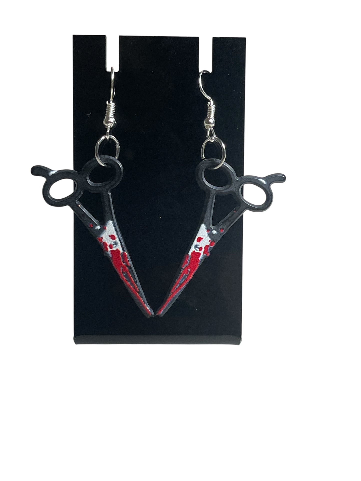 Halloween and Gothic Scissor Earrings