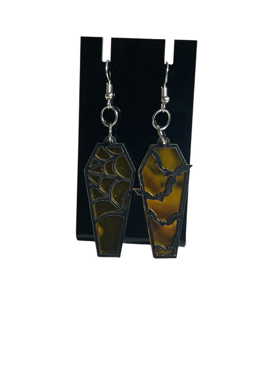 Gold and Black Coffin