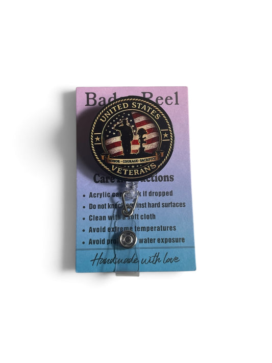 US Veterans Badge Reel