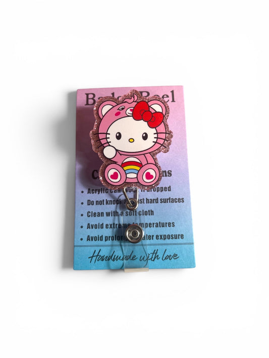 Hello Kitty and CareBear Badge Reel